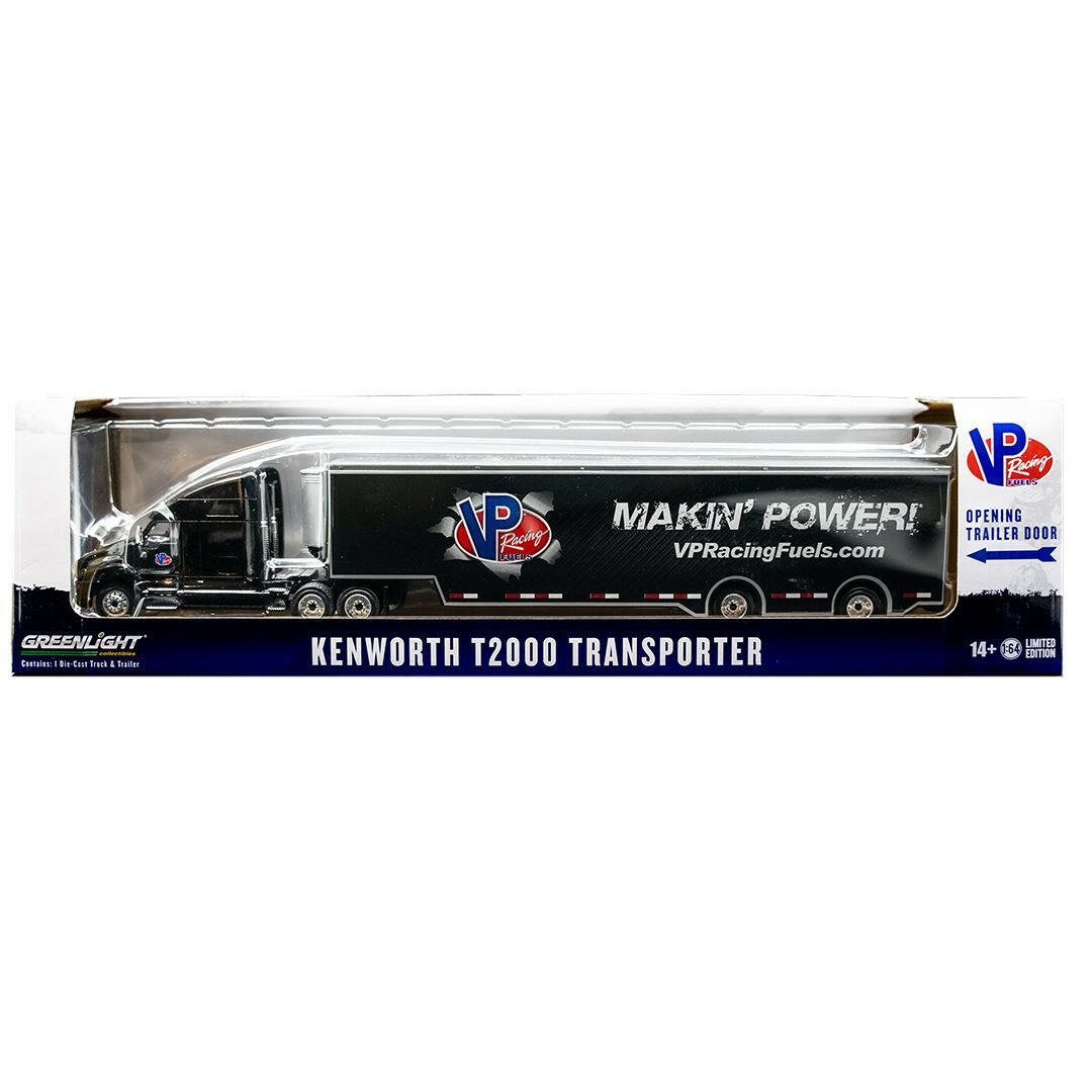 VP Racing 'Makin Power!' T2000 Kenworth Transporter Diecast by Greenlight Collectibles-3