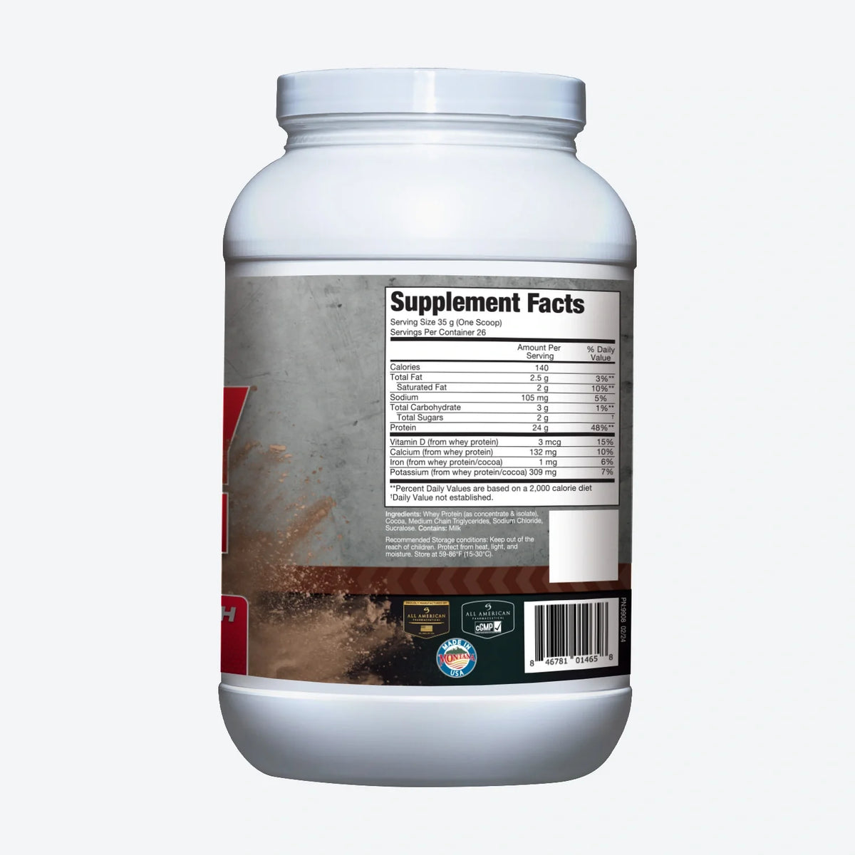 Chocolate Whey Isolate Protein Powder-4