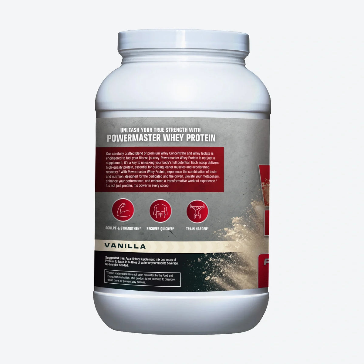 Vanilla Whey Isolate Protein Powder-3