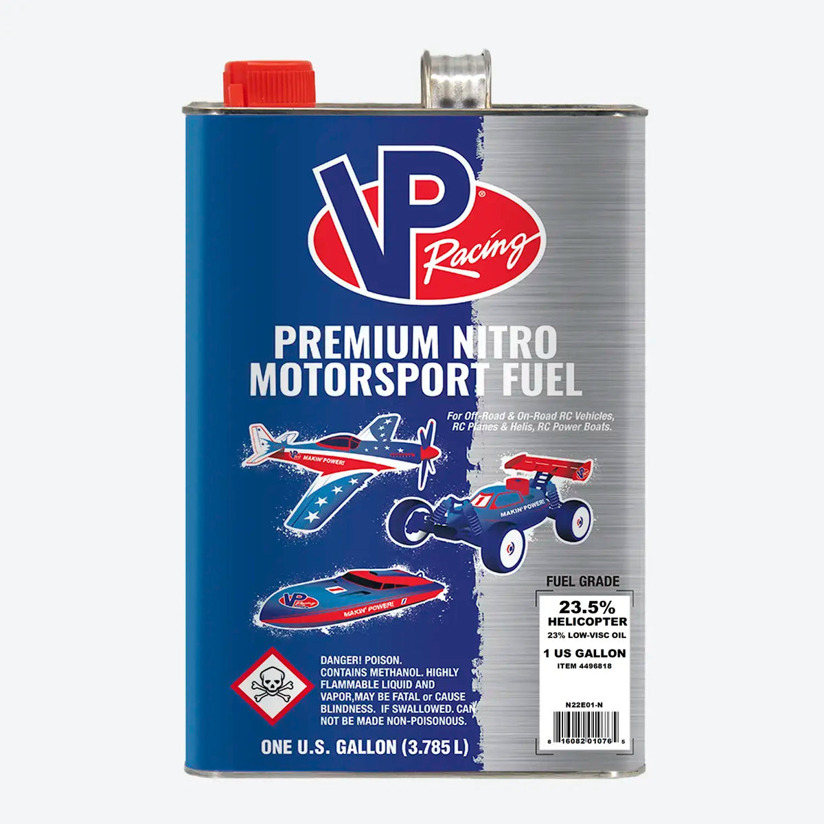 VP Racing RC Helicopter Nitro Fuel: 23.5% Heli / 23% Low-Viscosity Oil Hobby Fuel-1