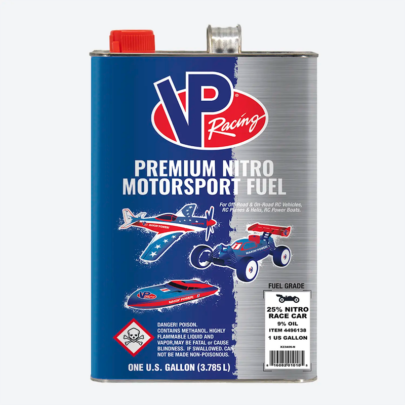 VP Racing RC 25% Nitro Fuel for RC Cars - 9% Oil Hobby Fuel-2