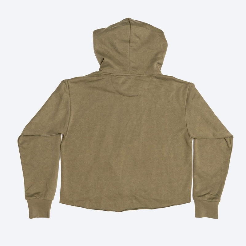 VP Racing Cropped Hoodie – Military Green-2