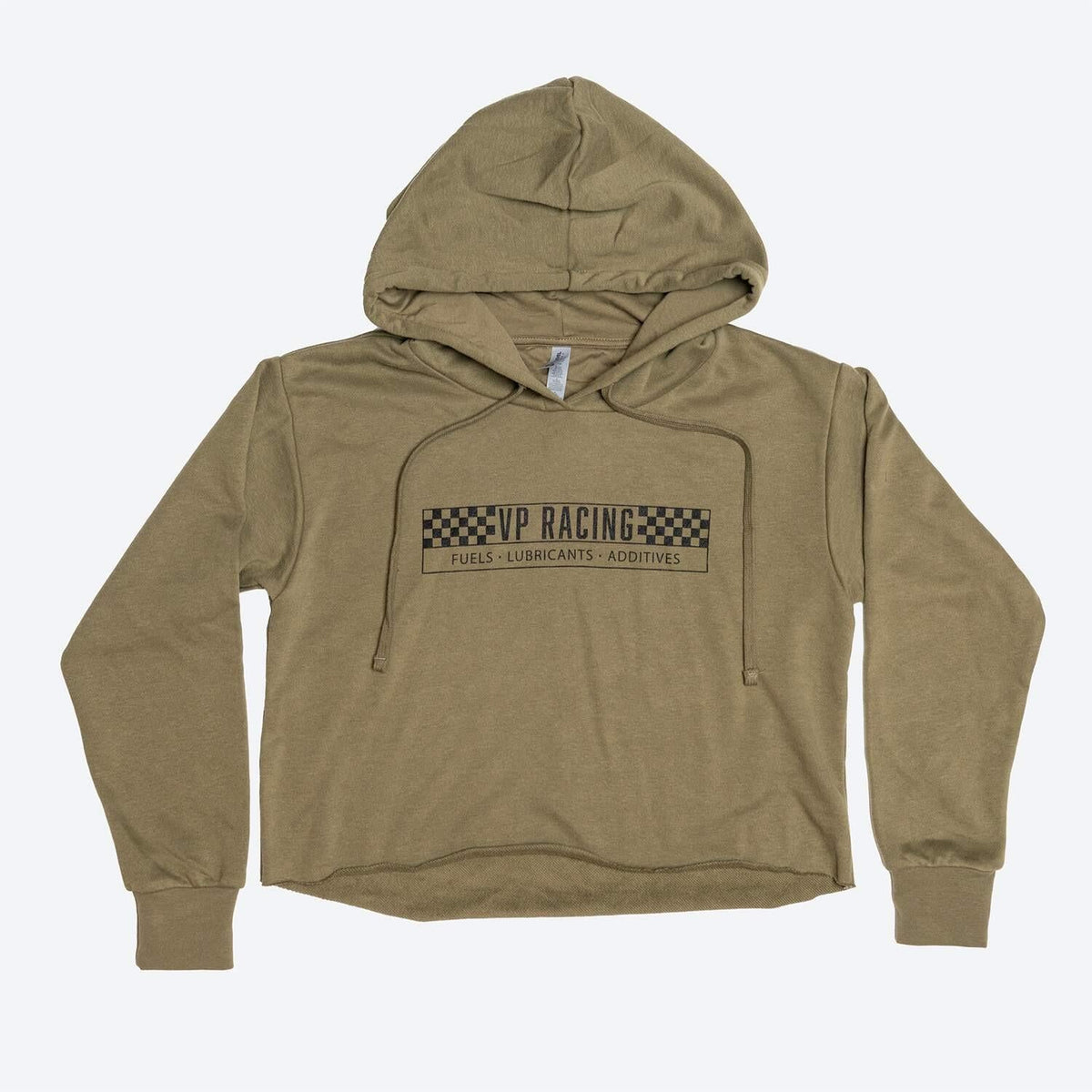 VP Racing Cropped Hoodie – Military Green-1