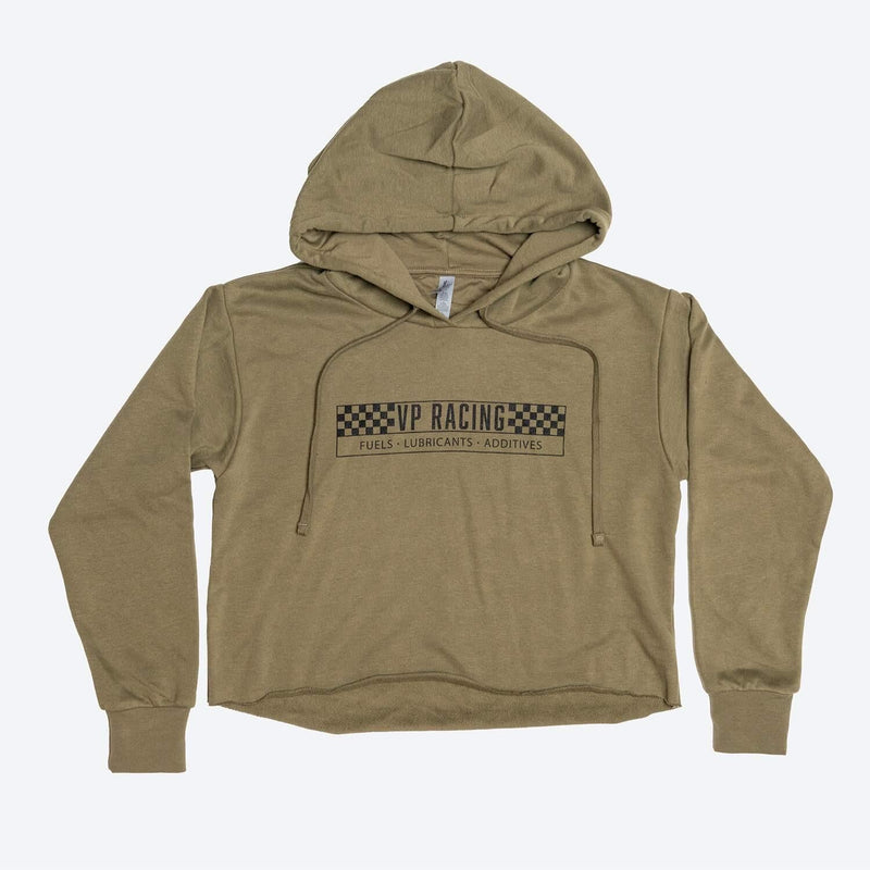 VP Racing Cropped Hoodie – Military Green-1