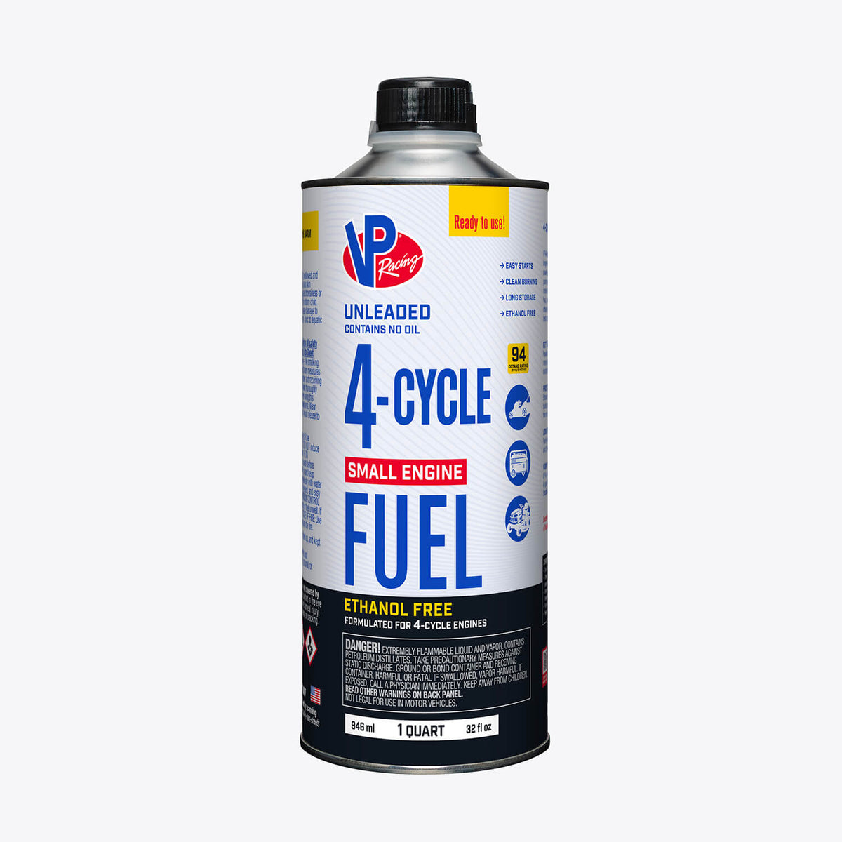 VP Racing 4-Cycle Fuel: Ethanol-Free Small Engine Fuel-1