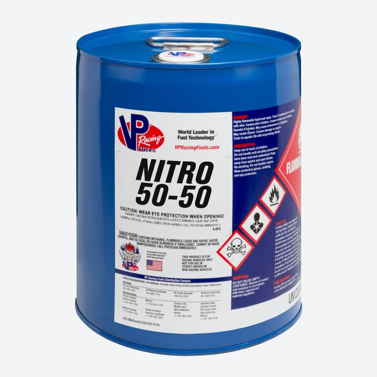 VP Racing Nitro 50-50: Methanol & Nitromethane Racing Fuel-1