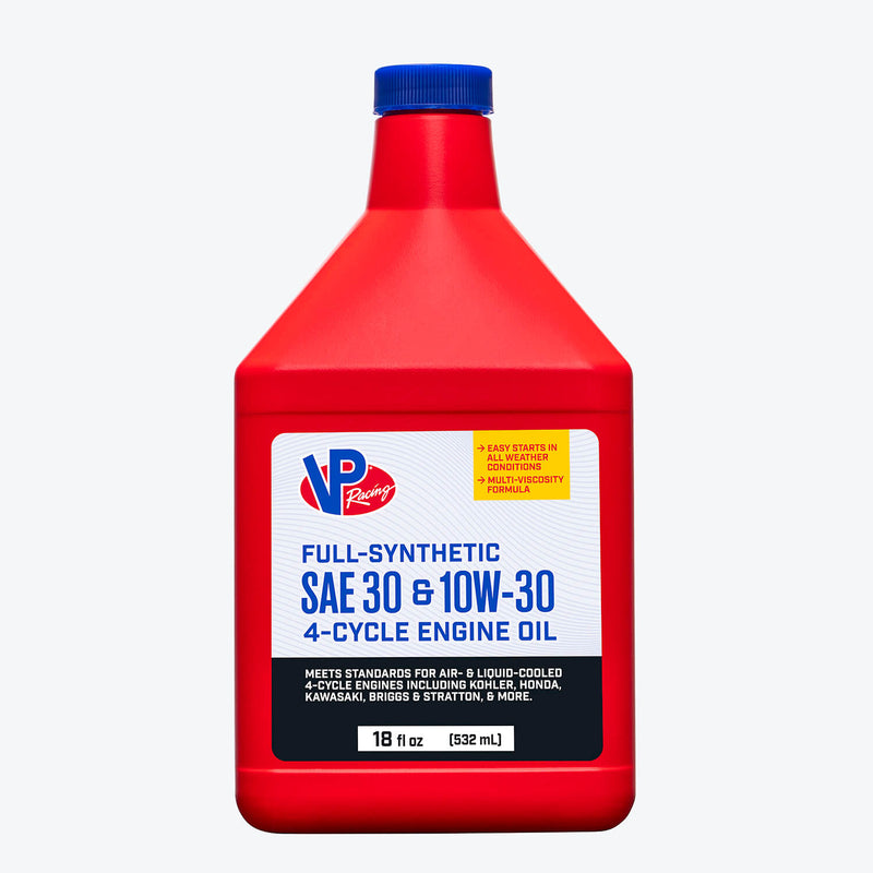 VP Racing 4-Cycle Engine Oil SAE 30 - 10W30 Full Synthetic Small Engine Oil-1