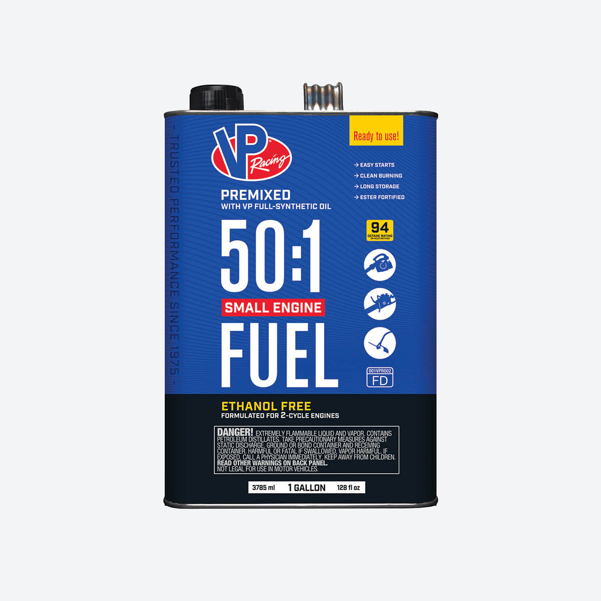 VP Racing 50:1 Fuel Mix: Premixed Ethanol-Free 94 Octane-5