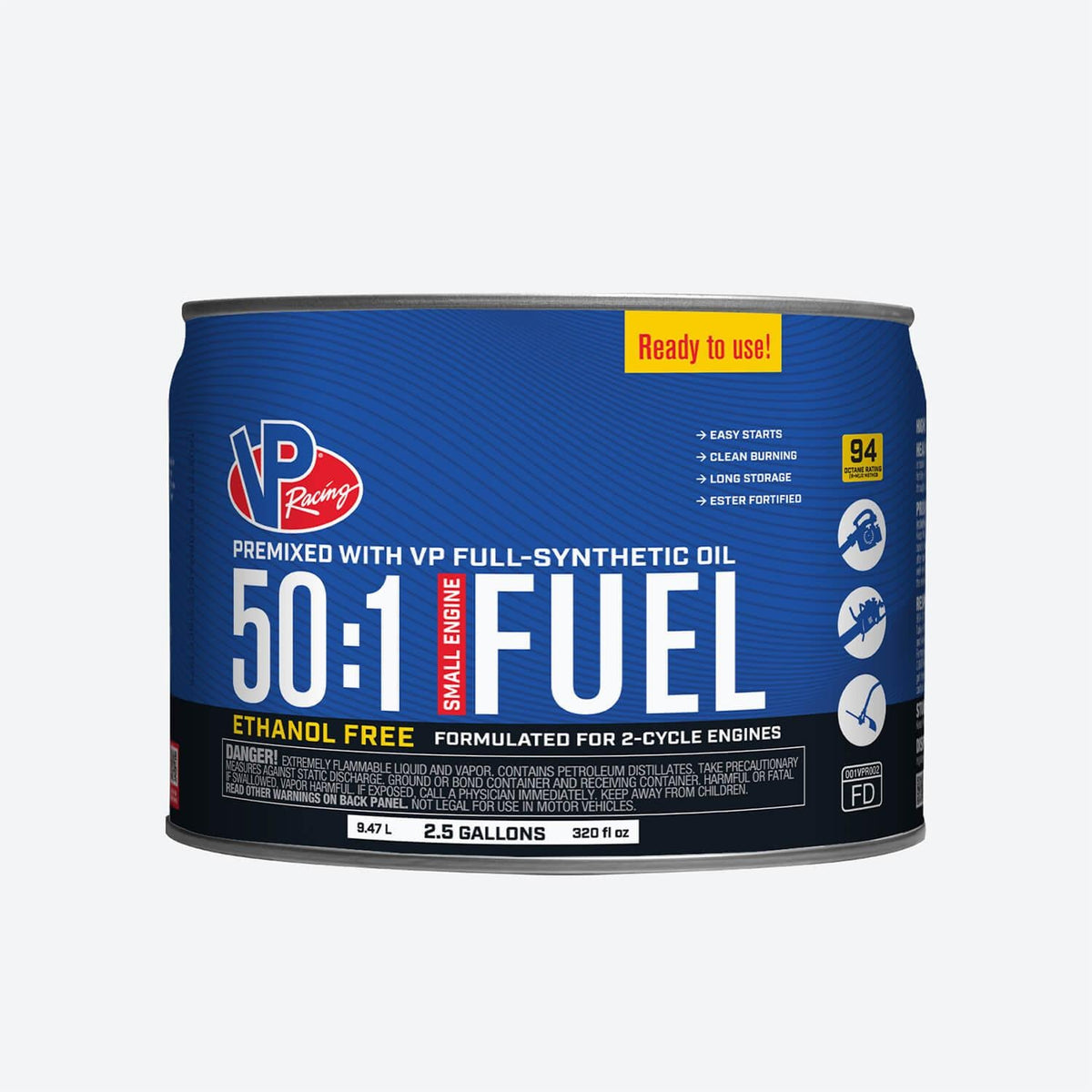 VP Racing 50:1 Fuel Mix: Premixed Ethanol-Free 94 Octane-6