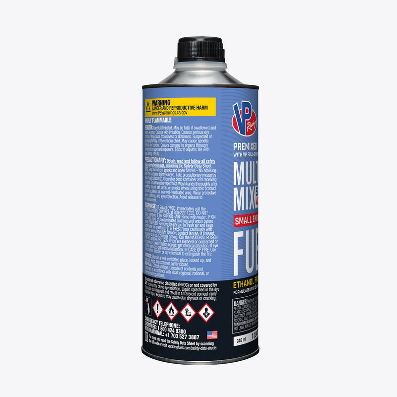 VP Racing Multi-Mix 40:1 - 50:1 Premixed Fuel for 2-Cycle Engines-4
